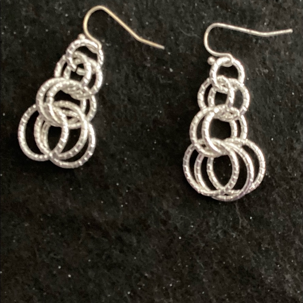 Silver earrings